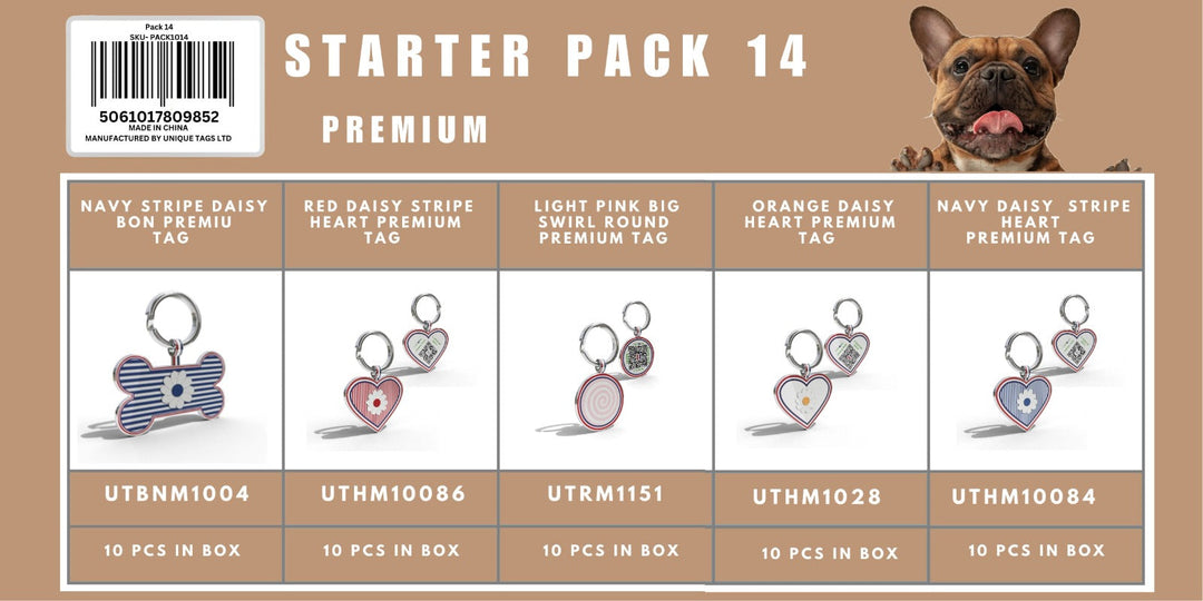 Starter Pack 14 Premium Tags