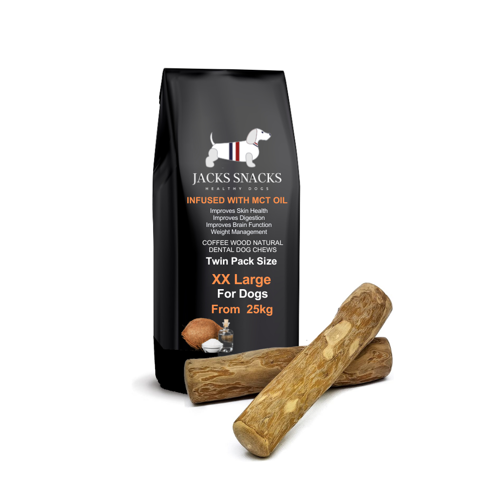 Coffee Wood Dog Chew Twin Pack Size-XXL