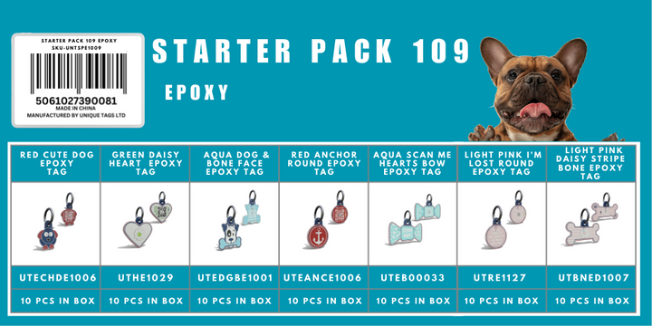 Starter Pack 109 Epoxy Tags