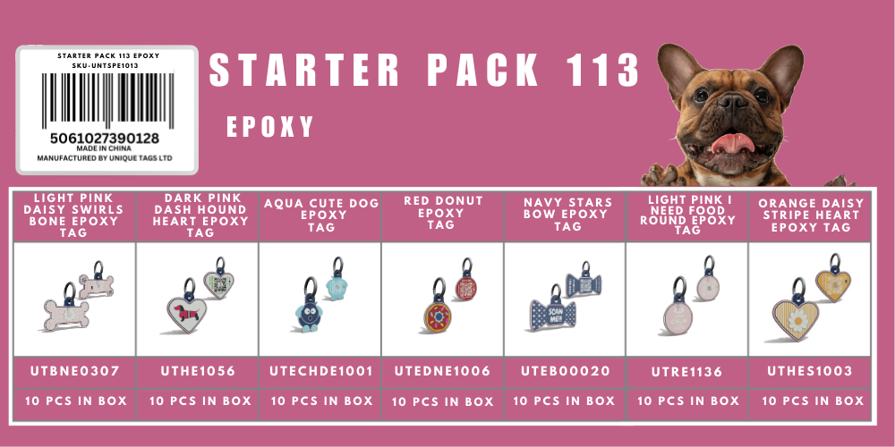 Starter Pack 113 Epoxy Tags