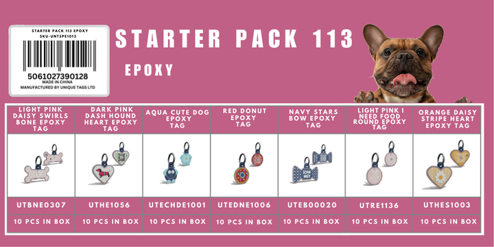 Starter Pack 113 Epoxy Tags