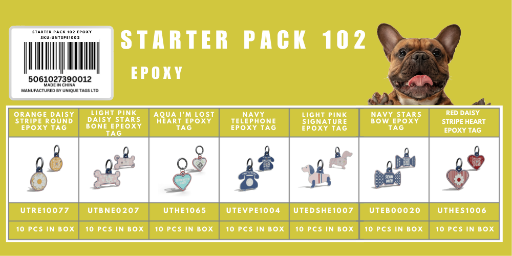 Starter Pack 102 Epoxy Tags