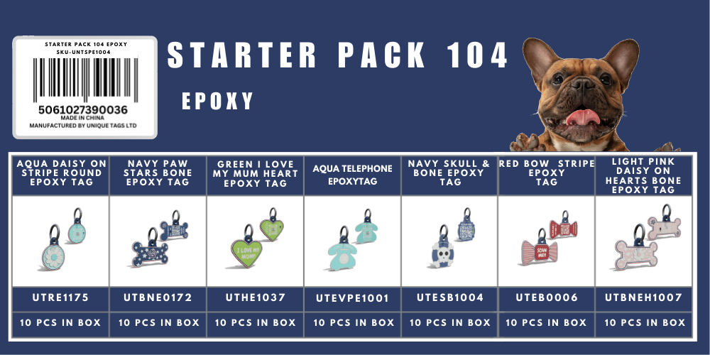 Starter Pack 104 Epoxy Tags