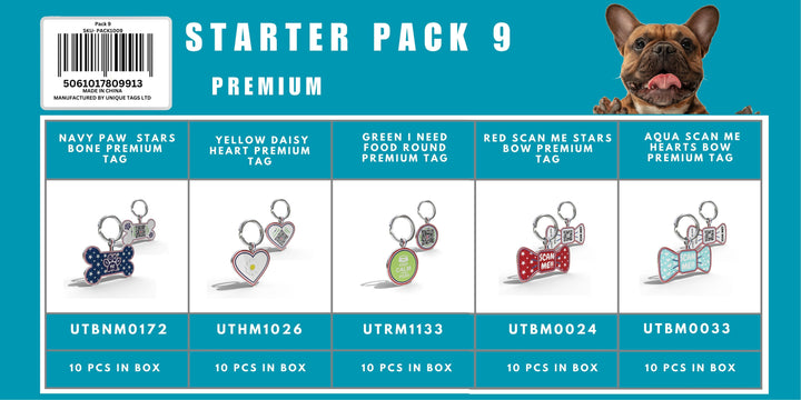 Starter Pack 9 Premium Tags