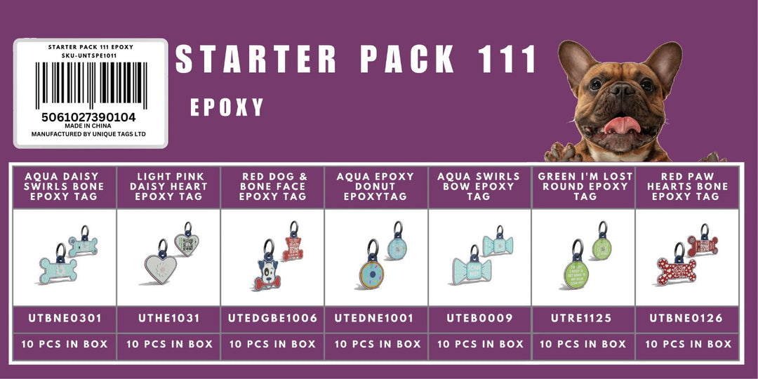 Starter Pack 111 Epoxy Tags