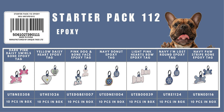 Starter Pack 112 Epoxy Tags