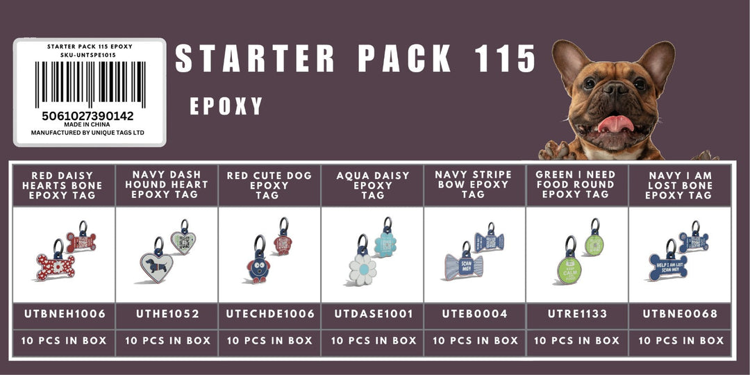 Starter Pack 115 Epoxy Tags