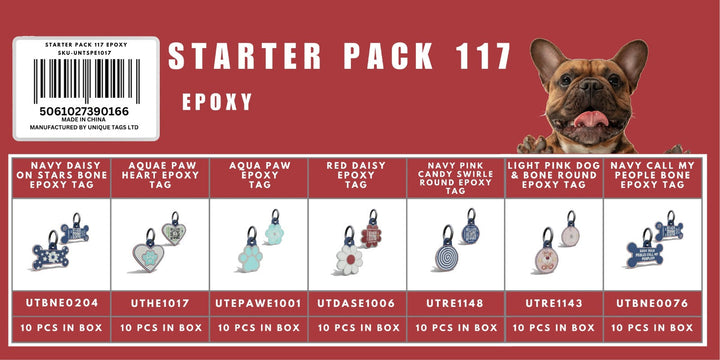 Starter Pack 117 Epoxy Tags