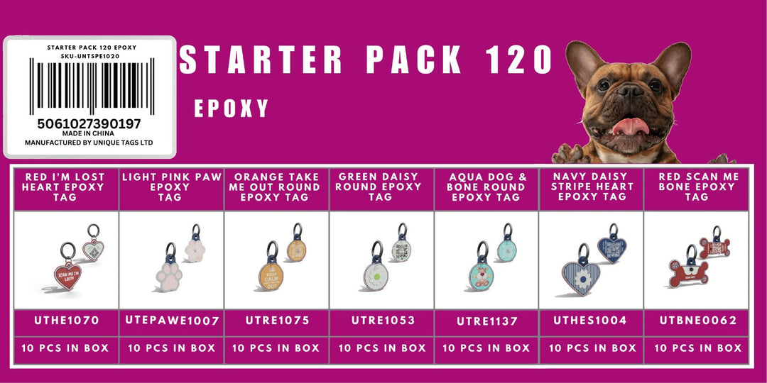 Starter Pack 120 Epoxy Tags