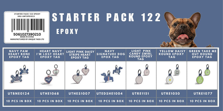 Starter Pack 122 Epoxy Tags