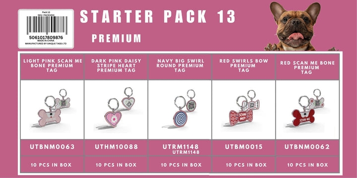 Starter Pack 13 Premium Tags