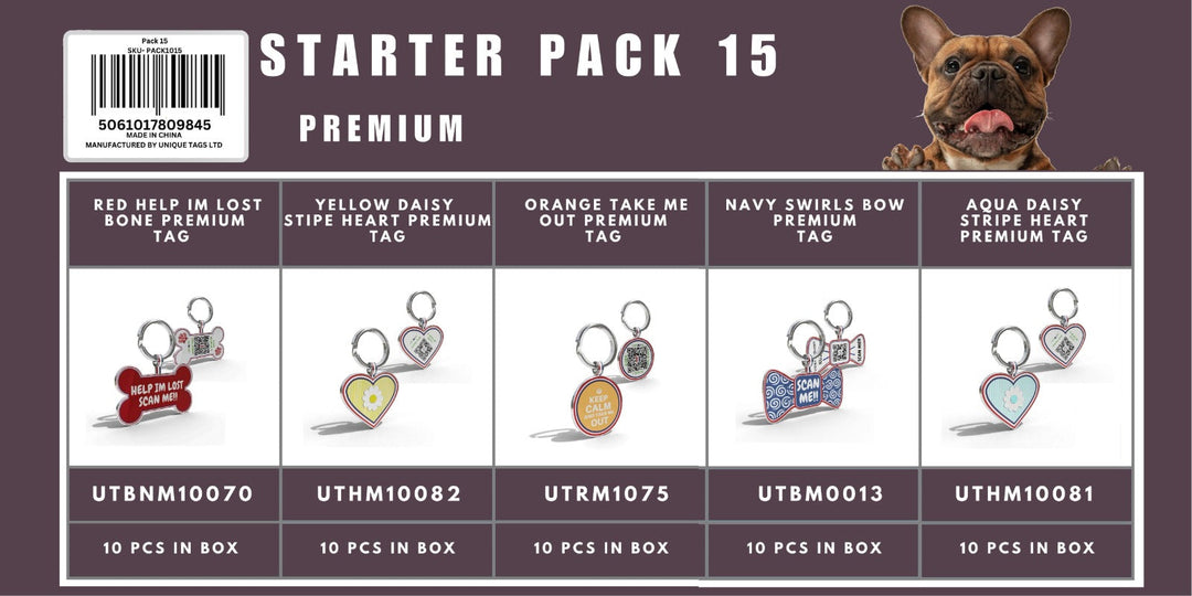 Starter Pack 15 Premium Tags