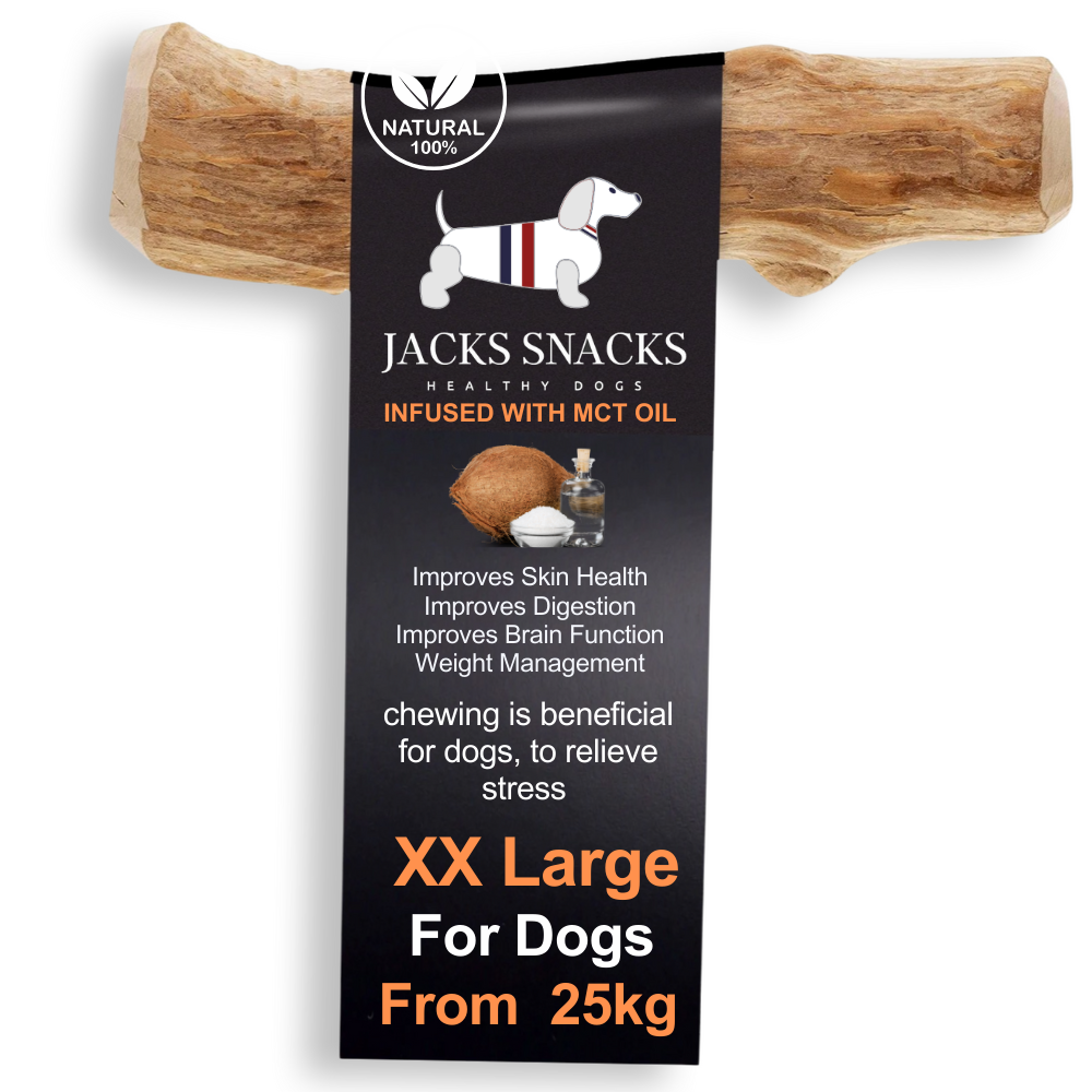 Coffee Wood Dog Chew with MCT Oil-Pack Size XXL
