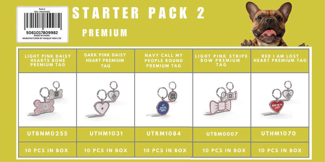 Starter Pack 2 Premium Tags