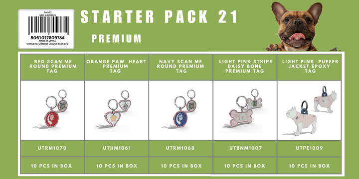Starter Pack 21 Premium Tags